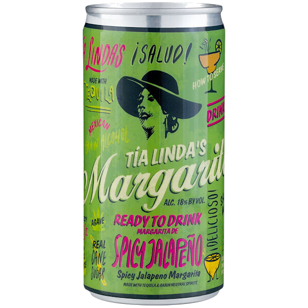Tia Linda - Jalepeno Margarita 200ml Single Can