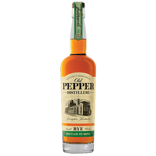 Old Pepper Distillery Bottled-In-Bond Rye Whiskey 750ml