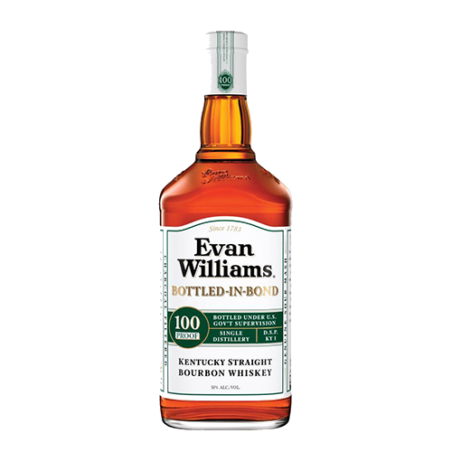 Evan Williams Bottled In Bond White Label Bourbon 750ml