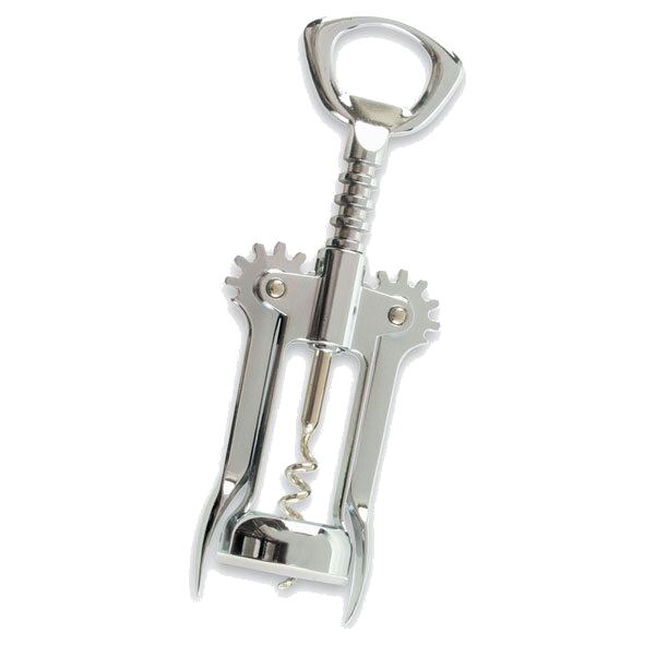 Chrome Wing Corkscrew Wine Opener