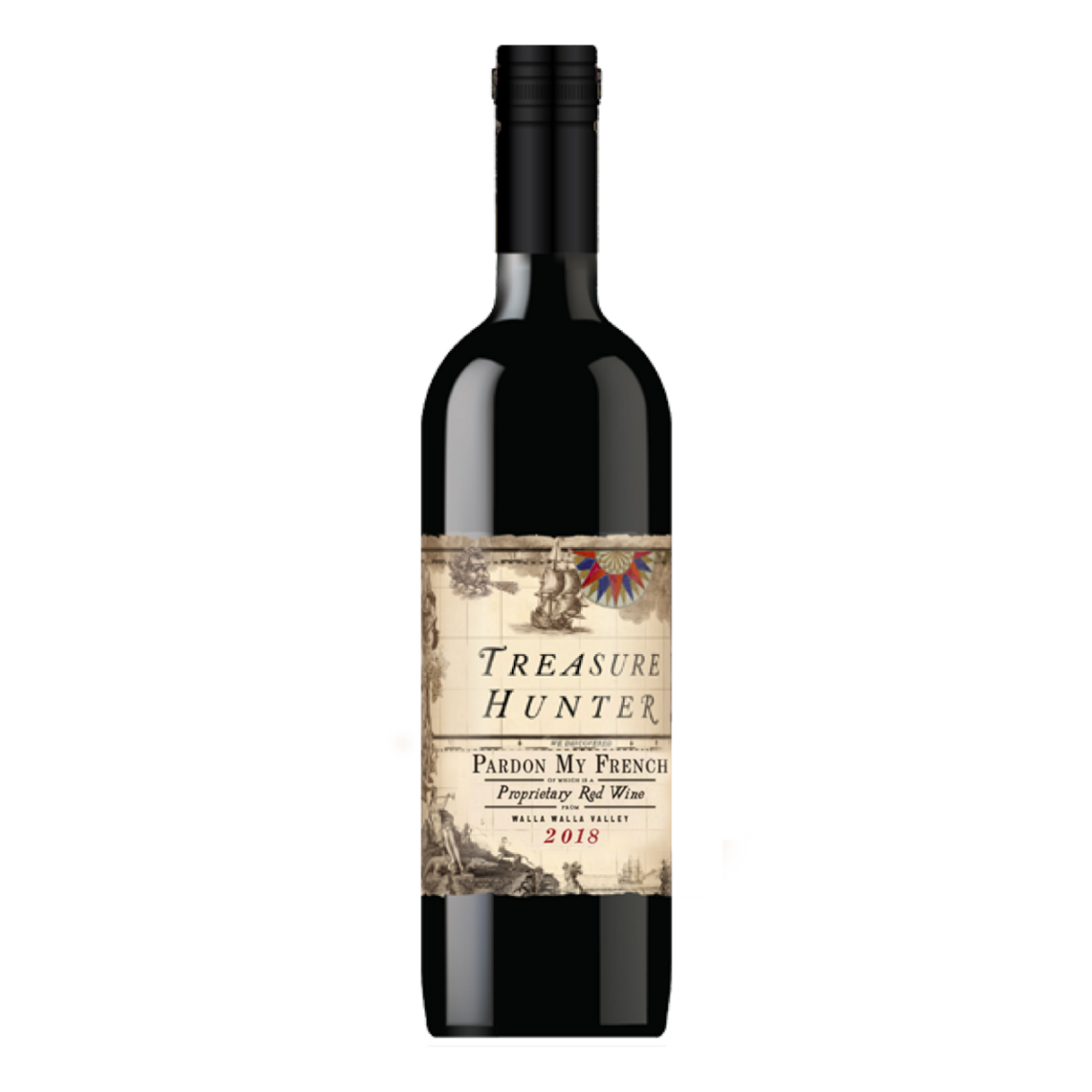 Treasure Hunter 2018 ' Pardon My French ' Red Blend 750ml